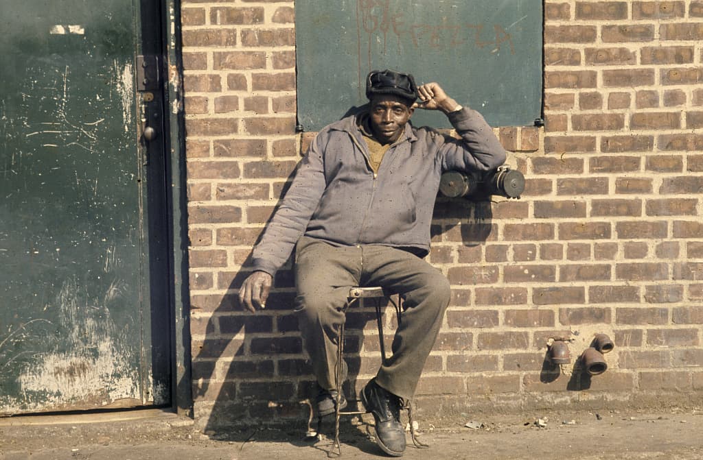 Camilo José Vergara's 1970 view of the South Bronx along the Cross Bronx Expressway, with the cleared blocks and disinvestment that the highway and its aftermath left across East Tremont, West Farms, and Crotona Park East.